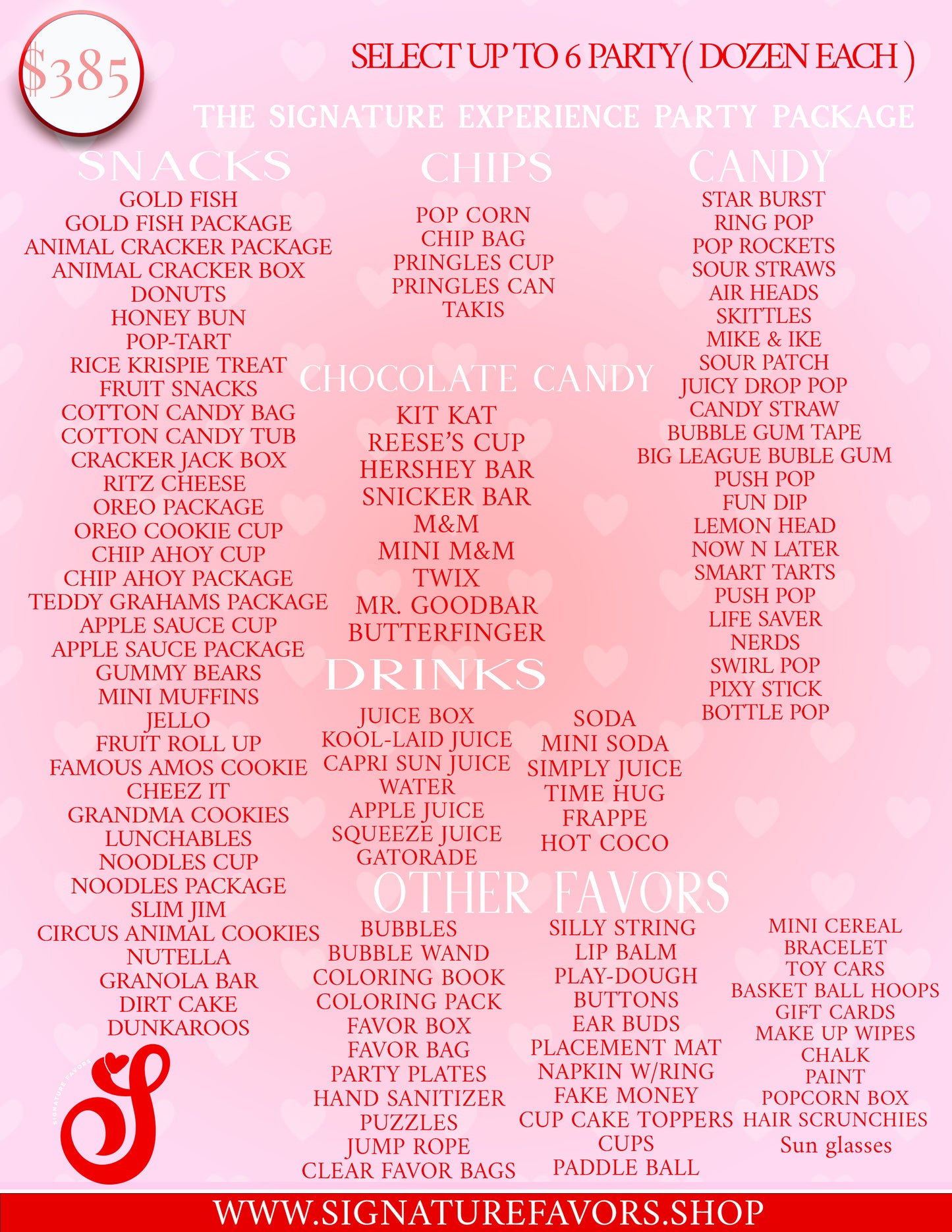 SIGNATURE EXPERIENCE